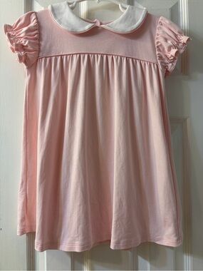 The Beaufort Bonnet Company Girl's Holiday Dress in Palm Beach Pink Size 6 EUC